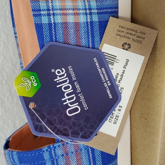 *New* Toms Alpargata plaid - Picture 7 of 7